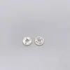 Plata de Ley S925 Moneda de Cobre Corazón Cubo Cuentas Planas Cuentas Espaciadoras de Agujero Grande Accesorios para Joyería Hechos a Mano DIY Pulsera al por Mayor