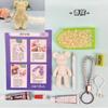 Accesorios Clave, Colgantes Pequeños para Regalo, Llaveros, Llaveros de Oso con Pedrería DIY, Pequeños Regalos Promocionales al por Mayor