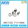 Cixi Rodamiento en Miniatura Mr117Zz 7*11*3mm Rodamiento de Motor