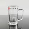 Jingyuan té casero gran capacidad hospitalidad taza de piña con asa vidrio sin plomo taza para cerveza cerveza de barril venta al por mayor