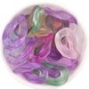 Fivela de Corrente Acrílica Cor Transparente Fivela de Abertura Brincos DIY Fivela de Pingente Corrente para Óculos Montagem Acessórios de Corrente