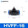 Conector Rápido de Engate Rápido para Traqueia Pneumática Hvff4/6/8/10/12 Válvula Manual Interruptor Manual Válvula de Descarregamento Alívio de Pressão