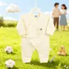 Mono de Bebé para Primavera y Otoño 2026 Mono de Algodón y Lana Recién Nacido Sin Costuras Bordado de Dibujos Animados Ropa de Bebé Mariposa Algodón