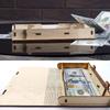 Caja de Dinero de Madera Personalizada Transfronteriza Caja de Dinero con Cerradura Símbolos de Dólar Caja de Efectivo de Madera DIY Hecha a Mano