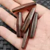 Cuentas Hexagonales de Ágata Roja Estilo Antiguo, Cuentas Sueltas de Jade, Cuentas Cilíndricas de Ágata, Accesorios para Joyería de Pulsera Lezhu