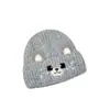 Gorro de Punto de Gato Lindo Nuevo de Invierno Casual Versátil Otoño/Invierno Cálido Protección para Orejas Simple Gorro de Lana