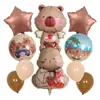 Conjunto de 10 Balões, Balões de Filme de Alumínio, Atacado Transfronteiriço Decoração de Festa de Aniversário Infantil Balões de Desenho Animado Atmosfera