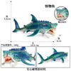 Modelos Realistas de Animales Marinos Transfronterizos: Tiburón Azul, Megalodón, Tiburón Ballena Gris, Tiburón Blanco, Tiburones Martillo Juguetes