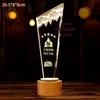 Trofeo de Cristal Personalizado y Medalla para Carrera de Relevos, Juegos Deportivos, Maratón y Campeonato de Carrera de Larga Distancia