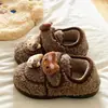 Sapatos de algodão quentes EVA casuais e versáteis 2026, best-sellers de inverno, pantufas de algodão fofas e fofinhas de gatinho