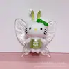 Venda quente material de adesivo de cola cremosa gatinho cabaça de açúcar bebê dragão mini pingente pingente de decoração de celular