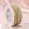 Patrón de Escamas de Dragón Degradado Pulsera Trenzada Hecha a Mano DIY Collar con Cuentas Material de Hilo Suave Resistente al Desgaste