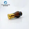Yuanlai 10ml30ml50ml Botella de calabaza única marrón botella de vidrio marrón para aceite esencial dispensador sub-empaque tapa de cesta de flores