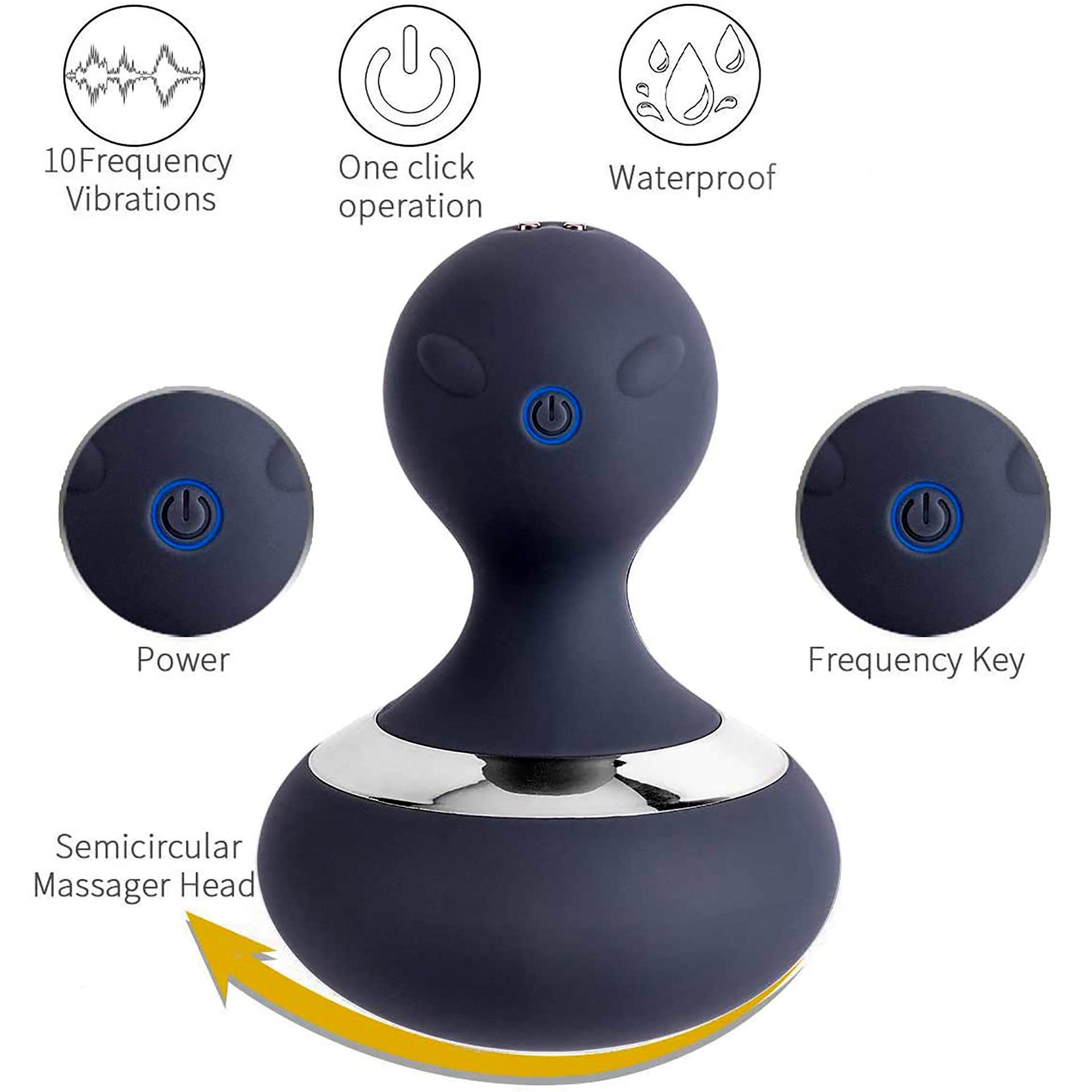 详情3亚马逊新品10频震动器女用自慰器AV棒磁吸充电按摩器成