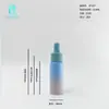 Botella Gotero Mate con Gradiente Azul-Rosa 25/30/40ml Esencia de Agua-Emulsión Botella de Plástico PET Botella Dispensadora de Muestras