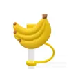 Venta Caliente Transfronteriza Tapa Antipolvo de Paja para Frutas y Plantas Tapa Antipolvo para Vaso de Té con Leche Tapa Antipolvo para Popote de Bebida Tapa de Silicona para Popote