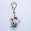 Llavero de Acrílico de Gato Kt Sanrio de Dibujos Animados Llavero de Muñeca Linda de Alta Transparencia HD Colgante Decorativo para Mochila