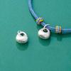 Colgante Fuzi de plata esterlina S999 con forma de tuo, pulsera de cuerda hecha a mano, accesorios para colgante con peso