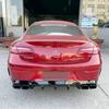 18-21 duas portas E-level COUPE upgrade E63AMG lip traseiro ponteira de escape sedan E260 modificado lip traseiro de quatro saídas