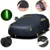 Funda de coche personalizada transfronteriza, cobertura completa, película de aluminio engrosada, adecuada para todas las estaciones, a prueba de sol, a prueba de polvo y con aislamiento térmico, parasol para coche