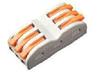Conector de Fio One-In-Two-Out Conector Sem Solda Bloco Terminal Tipo Push Pct Núcleo de Cobre Plugue de Interruptor Tipo Plug-In