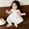 Roupas de Bebê para o Verão, Vestidos Fofos e Super Adoráveis para Bebês Meninas Usarem ao Sair, Bodies para Celebrações de Mêsversário e 100 Dias