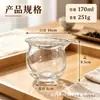 Vidrio de Color Taza Pública para Carretera Té Mar Gongfu Juego de Té Servidor de Té Esterilla de Té para el Hogar Taza Pública Vajilla de Vidrio Creativa Hecha a Mano