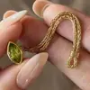 Anillo de Cadena Suave con Diamante Marquise de Plata Estilo Xiaohongshu, Anillo para Dedo Índice, Anillo para Dedo Meñique, Anillo de Nicho para Mujer, Joyería Exquisita de Alta Gama