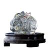 Decoración de conejo de cristal grande sala de estar suerte cristal zodiaco accesorios para el hogar amigos conejo regalo de cumpleaños de alta gama
