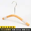 Loja de Roupas Infantis Cabides de Madeira Maciça para Crianças, Cabides de Madeira Antiderrapantes Cor Branca Leite para Crianças Pequenas e Maiores, Cabides de Roupa, Prendedores de Calça, Atacado, Logo