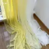 Cor Branco Leiteiro Amarelo Champagne Cortina de Gaze para Fundo de Casamento Tecido de Gaze para Cortina Festa de Aniversário Decoração de Casamento Tecido de Gaze Chiffon