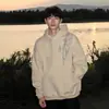 Nova Moletom com Capuz Estilo Chinês Estilo Nacional Masculino 2024 Outono e Inverno Novo Estilo Americano High-end Pesado Solto Casual Jaqueta