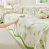 Funda de sofá de estilo fresco y sencillo, adecuada para todas las estaciones, hecha de chenilla, una sola pieza para cobertura total, específicamente para sofás de sala de estar, anti-arañazos de gato