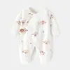 Mameluco de Mariposa para Bebé Recién Nacido Mono sin Costuras Otoño e Invierno Algodón Puro Ropa Estilo Monje para Recién Nacidos Traje de Gateo con Cierre Mágico Body para Bebé