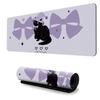 Amazon Hot Cat Alfombrilla de Ratón Grande Rosa Linda para Escritorio de Chica Alfombrilla Grande para Teclado de Computadora de Oficina