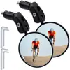 Espejo retrovisor nuevo para bicicleta de montaña y carretera, plegable, convexo, equipo de ciclismo