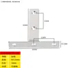 Código de Esquina de Acero Inoxidable Ángulo de Hierro/Soporte para Placa de Estante Soporte en Forma de L Conector Triángulo Pieza de Hierro Soporte de Código de Esquina de Ángulo Recto de 90 Grados