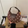 Bolso de mano retro con estampado de leopardo, elegante y moderno, para mujer, nueva colección otoño 2026, bolso de axila, bolso de hombro de nicho