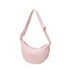 2025 Nuevo Bolso de Hombro Bolso Estilo Japonés Primavera Bolso Cruzado para Mujer Color Sólido Bolso de Axila Bolso Media Luna Bolso Dumpling de Moda