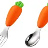 Atacado Design Criativo Aço Inoxidável 304 Grau Alimentício Conjunto de Pratos de Silicone com Compartimentos para Comida Complementar Infantil