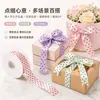 Día de San Valentín y Día de San Valentín Chino Cinta de Puntos de 2.5cm Ramo de Puntos Listón para Pastel Ropa Lazo Cinta de Halloween DIY