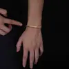Pulsera de Tenis Cuadrada de Doble Capa Transfronteriza Europea y Americana para Hombres Doble Capa Apilada Lujo Ligero Acero Inoxidable de Alta Gama Accesorios de Joyería para Manos