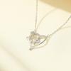 Collar Banyan Tree S925 de plata con 26 letras en inglés Love Rose, cadena de clavícula ligera y lujosa para mujer, regalo para el Día de la Madre
