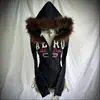 Sudadera Nueva para Mujer Estilo Retro Y2K con Decoración de Cuello de Piel Otoño e Invierno Estilo Gótico Único Moda Trendy Ins High Street