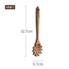 Espátula de Madera de Teca Tailandesa Extendida Antiadherente para Cocinar Espátula de Madera Utensilios de Cocina Amazon Juego de Espátulas de Madera
