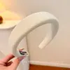 Diadema Antideslizante Color Caramelo Dopamina Borde Ancho Elegante Lindo Goma para el Cabello Color de Alta Gama Sin Apretar la Cabeza Impresionante Pinza para el Cabello