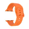 Adequado para Apple Watch Ultra9876543210 Geração Se Padrão Onda Costura Esportiva Pulseira de Relógio de Silicone