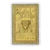 Buda Yuan Hui Zakiram Diosa de la Riqueza Tarjeta de Cobre y Oro Marcador de Libro para Teléfono Móvil Pequeño Thangka del Tíbet