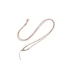 Cordón para Colgante de Oro Hecho a Mano para el Año del Perro, Cordón para Collar con Hebilla de Seguridad Pixiu de Jade Semiacabado