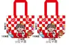 Bolsa de lona em estoque 1º de junho Dia das Crianças desenho animado bolsa de mão fofa bolsa de presente pequeno presente para lembrancinhas de festa de aniversário infantil